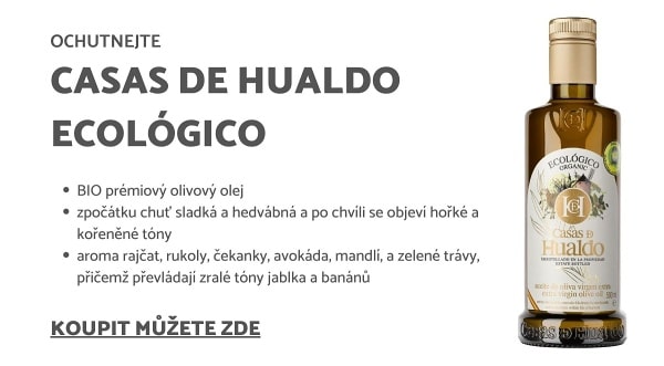 BIO extra panenský olivový olej Casas de Hualdo Ecológico